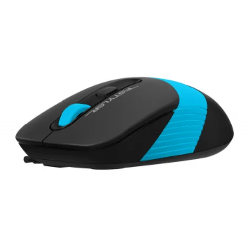 Мышь A4Tech Fstyler FM10 черный/синий оптическая (1600dpi) USB (4but)